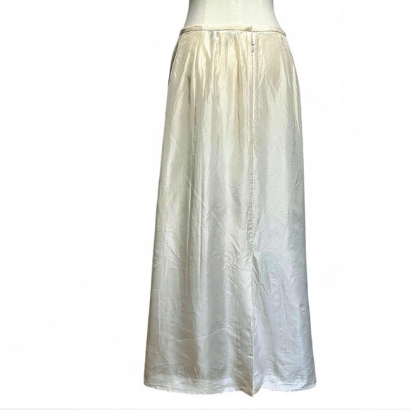 Ann Taylor 100% Silk Cottagecore Fairy Floral Maxi Skirt - Size 8 - Picture 3 of 8